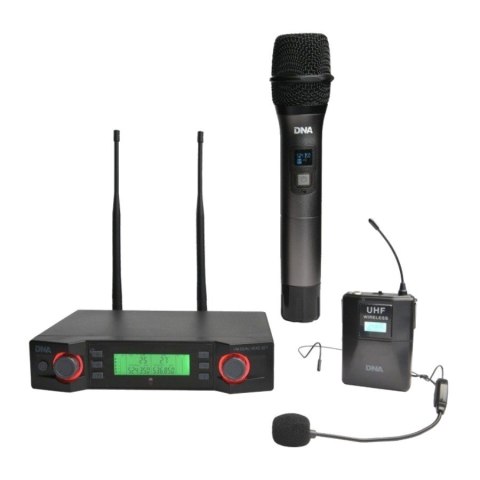 DNA Professional VM Dual Vocal Head Set - bezprzewodowy system mikrofonowy DNA Professional VM Dual Vocal Head Set - bezprzewodowy system mikrofonowy