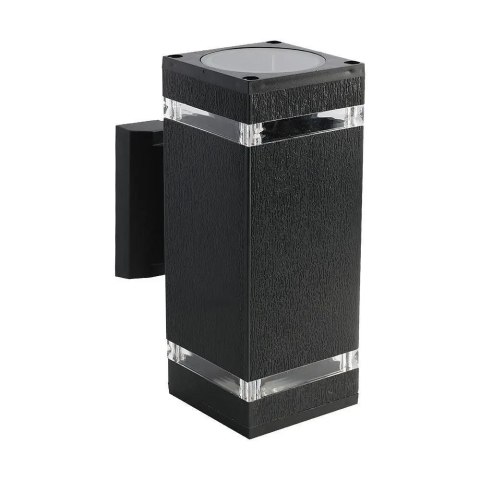 Kinkiet ogrodowy V-TAC VT-968 2xE27 IP44 (SKU 93574) Czarny Kinkiet ogrodowy V-TAC VT-968 2xE27 IP44 (SKU 93574) Czarny