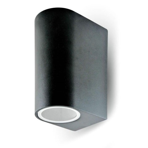 Kinkiet ścienny V-TAC VT-7652 230V IP44 GU10 (SKU 7509) Czarny Kinkiet ścienny V-TAC VT-7652 230V IP44 GU10 (SKU 7509) Czarny