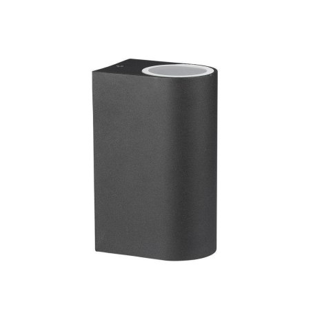 Kinkiet ścienny V-TAC VT-7652 230V IP44 GU10 (SKU 7509) Czarny Kinkiet ścienny V-TAC VT-7652 230V IP44 GU10 (SKU 7509) Czarny