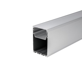 Profil aluminiowy V-TAC VT-8127 2mb anodowany, klosz mleczny 50x75mm (SKU 2872)
