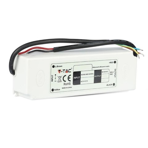 Zasilacz LED V-TAC VT-22105 100W 12V 8A IP67 Filtr EMI (SKU 3251) Biały Zasilacz LED V-TAC VT-22105 100W 12V 8A IP67 Filtr EMI (SKU 3251) Biały