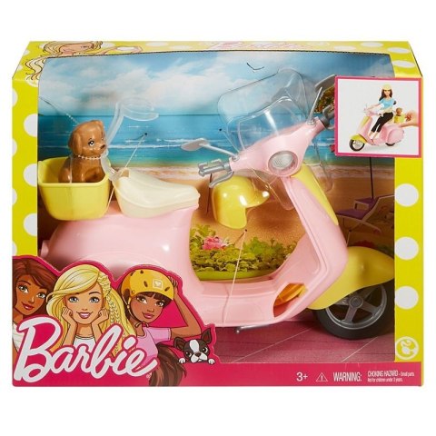 Barbie Skuter ze szczeniaczkiem Barbie Skuter ze szczeniaczkiem