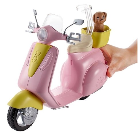 Barbie Skuter ze szczeniaczkiem Barbie Skuter ze szczeniaczkiem