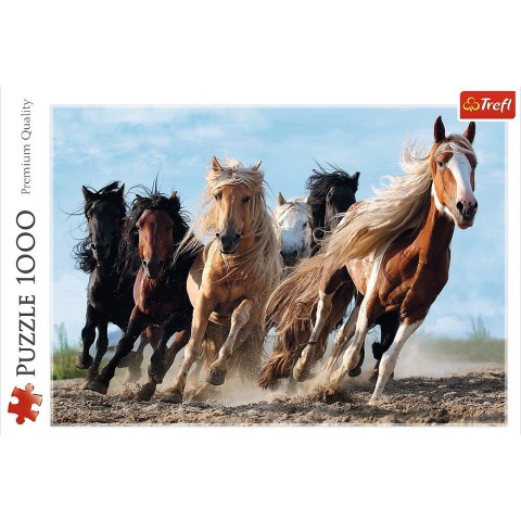 Puzzle 1000 elementów Galopujące konie Puzzle 1000 elementów Galopujące konie