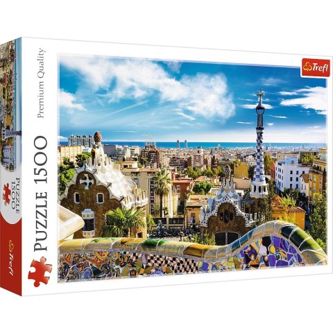 Puzzle 1500 elementów Park Guell, Barcelona Puzzle 1500 elementów Park Guell, Barcelona