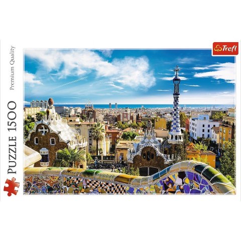 Puzzle 1500 elementów Park Guell, Barcelona Puzzle 1500 elementów Park Guell, Barcelona