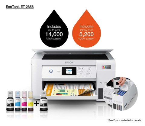 Drukarka Epson EcoTank ET-2856 (C11CJ63406)