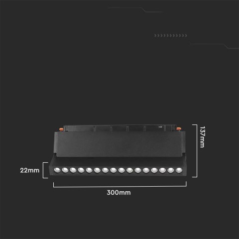 Oprawa Szynosystemu 48V V-TAC 18W LED SMART WiFi TRACKLIGHT 3w1 Czarna VT-3618 2700K-6400K 1500lm Oprawa Szynosystemu 48V V-TAC 18W LED SMART WiFi TRACKLIGHT 3w1 Czarna VT-3618 2700K-6400K 1500lm