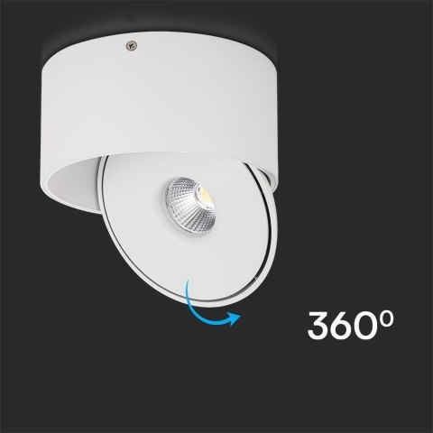 Oprawa natynkowa LED V-TAC VT-2825 20W CRI90 CCT 3000K-4000K-6400K 1408lm (SKU 23155) Biały