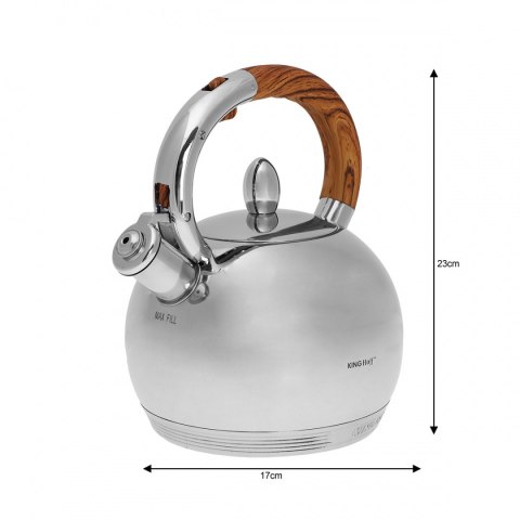 KINGHOFF CZAJNIK Z GWIZDKIEM 3,0L KH-3778 KINGHOFF CZAJNIK Z GWIZDKIEM 3,0L KH-3778