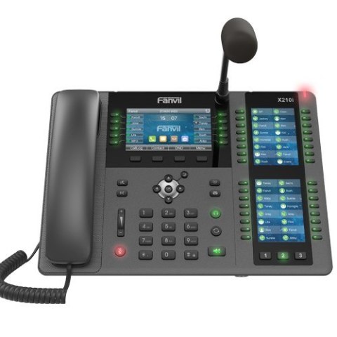 Fanvil X210i | Telefon VoIP | IPV6, HD Audio, Bluetooth, RJ45 1000Mb/s PoE, 3x wyświetlacz LCD Fanvil X210i | Telefon VoIP | IPV6, HD Audio, Bluetooth, RJ45 1000Mb/s PoE, 3x wyświetlacz LCD