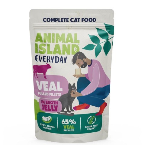 Animal Island NEW JELLY EVERYDAY 12-PACK SASZETKA 12X85g cielęcina w galaretce Animal Island NEW JELLY EVERYDAY 12-PACK SASZETKA 12X85g cielęcina w galaretce