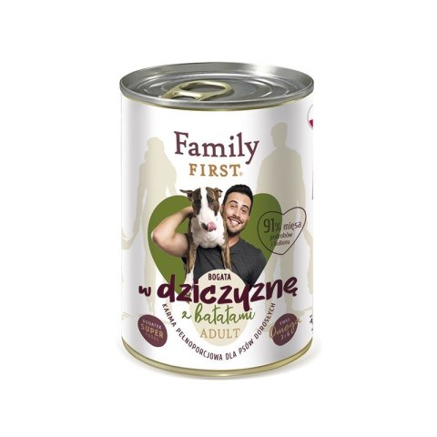 FamilyFirst Bogata w dziczyznę+batat adult 400g FamilyFirst Bogata w dziczyznę+batat adult 400g
