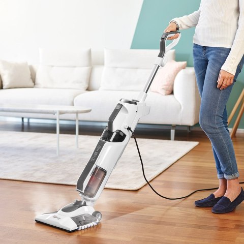 Polti Vaporetto 3 Clean Odkurzacz pionowy Prąd przemienny Suchy i Mokry Pianka Bez worka 0,5 l 1800 W Biały