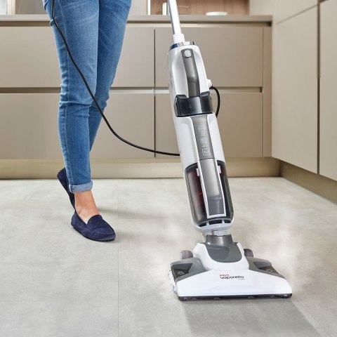 Polti Vaporetto 3 Clean Odkurzacz pionowy Prąd przemienny Suchy i Mokry Pianka Bez worka 0,5 l 1800 W Biały