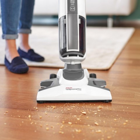 Polti Vaporetto 3 Clean Odkurzacz pionowy Prąd przemienny Suchy i Mokry Pianka Bez worka 0,5 l 1800 W Biały