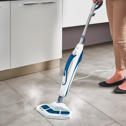 Polti Vaporetto SV460 Double Mop parowy 0,3 l 1500 W Niebieski, Biały