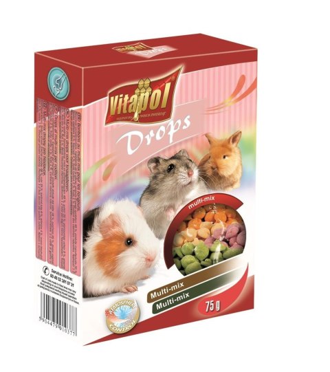 VITAPOL Dropsy mix dla gryzoni 75g VITAPOL Dropsy mix dla gryzoni 75g
