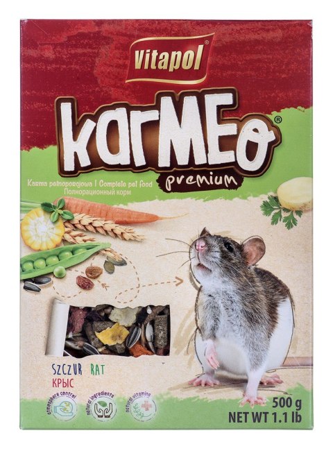 VITAPOL Pokarm pełnowartościowy dla szczura 500g VITAPOL Pokarm pełnowartościowy dla szczura 500g