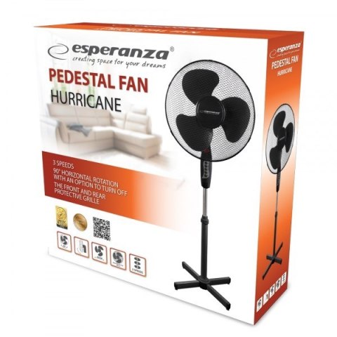 Wentylator Esperanza Hurricane EHF001KK (kolor czarny)