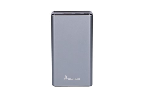 Extralink EPB-127 30000mAh Srebrny | Powerbank | Power bank, 65W PD, USB-C Extralink EPB-127 30000mAh Srebrny | Powerbank | Power bank, 65W PD, USB-C