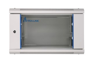 Extralink Szafa rack 4U 600x600 Szara montowana na ścianie