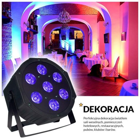 LIGHT4ME TRI PAR Basic 7x9 - reflektor sceniczny LED LIGHT4ME TRI PAR Basic 7x9 - reflektor sceniczny LED