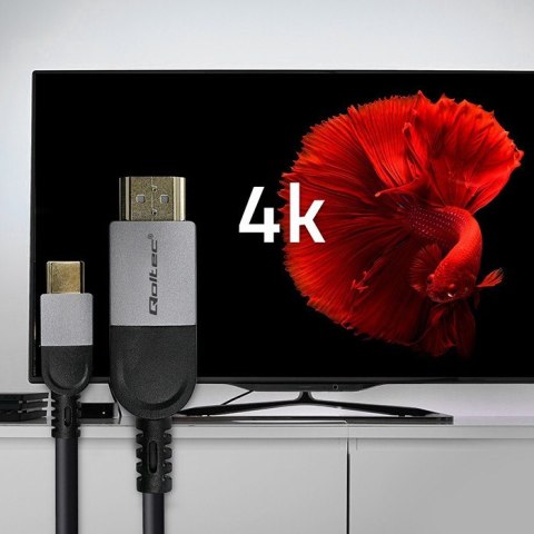 Kabel Adapter USB-C na HDMI high speed 4K | 60Hz | 32AWG | 2m