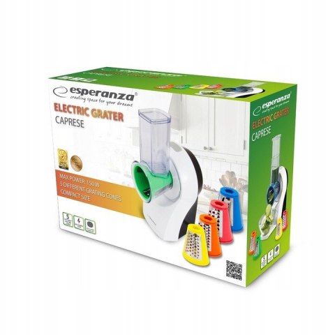 Szatkownica elektryczny Esperanza CAPRESE EKM026 (150W; kolor biały) Szatkownica elektryczny Esperanza CAPRESE EKM026 (150W; kolor biały)