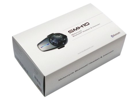 Interkom Motocyklowy Sena SMH10D-10 Bluetooth 3.0 900M z mikrofonem na pałąku, zestaw na 2 kaski