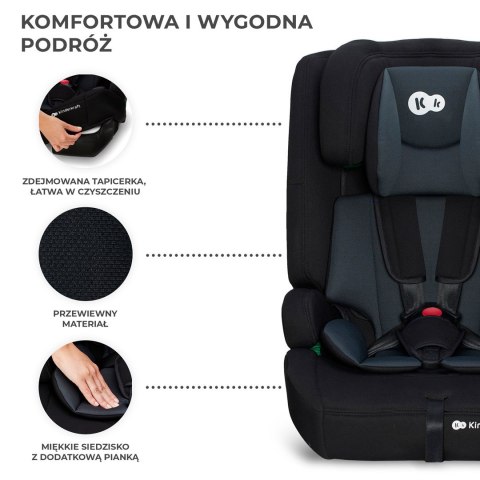 Kinderkraft fotelik COMFORT UP i-Size 9-36kg Czarny