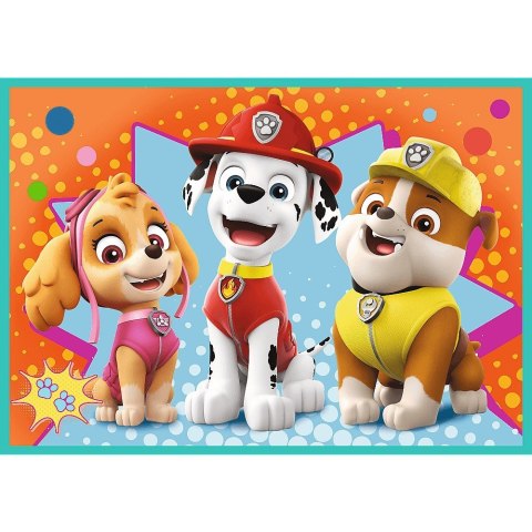 Puzzle 4w1 Wesoła ekipa Psiego Patrolu Puzzle 4w1 Wesoła ekipa Psiego Patrolu