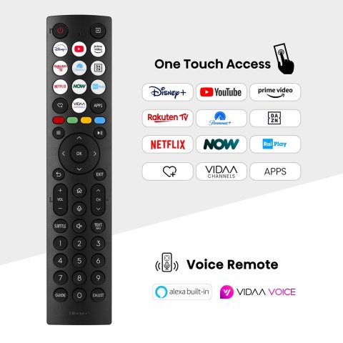 Telewizor Hisense 55E7NQ 55" QLED 4K VIDAA Dolby Atmos Dolby Vision Czarny Telewizor Hisense 55E7NQ 55" QLED 4K VIDAA Dolby Atmos Dolby Vision Czarny