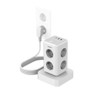 Listwa zasilająca Tessan TS-306TS-C (biała)