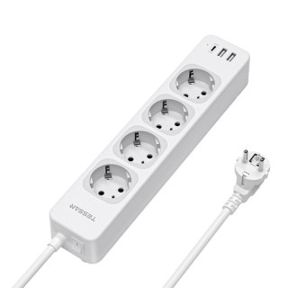 Listwa zasilająca Tessan TS-307-C (biała)