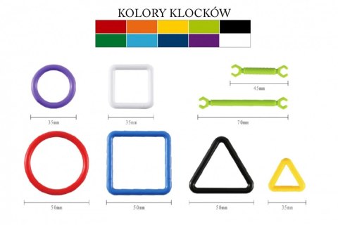 Klocki 293 elementy Klocki 293 elementy