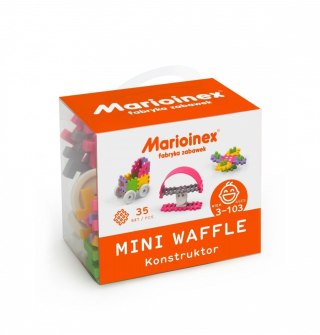 Klocki waffle mini 35 sztuk dziewczynka