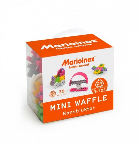 Klocki waffle mini 35 sztuk dziewczynka Klocki waffle mini 35 sztuk dziewczynka