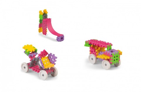 Klocki waffle mini 35 sztuk dziewczynka Klocki waffle mini 35 sztuk dziewczynka