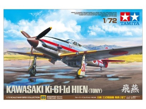Model plastikowy Kawasaki Ki-61 Id Hien Tony Model plastikowy Kawasaki Ki-61 Id Hien Tony