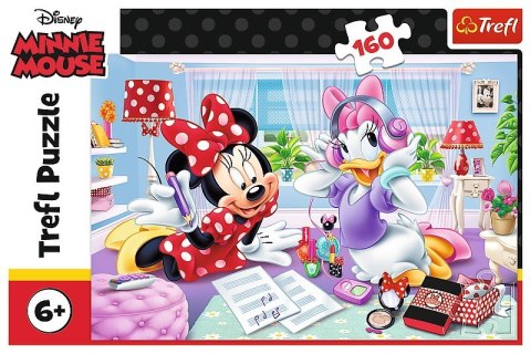 Puzzle 160 elementów - Disney Minnie, Dzień z przyjaciółmi Puzzle 160 elementów - Disney Minnie, Dzień z przyjaciółmi