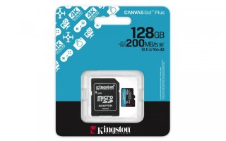 Karta microSD 128GB CanvasGo! Plus 200MB/s A2 U3 V30 + adapter