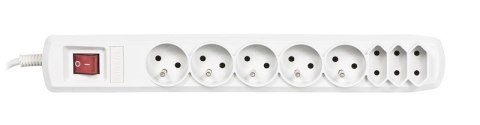 Listwa przeciwprzepięciowa Activejet APN-8g/5m-GR (3 x Typ C, 5 x UTE; 10 A; 5m; kolor szary) Listwa przeciwprzepięciowa Activejet APN-8g/5m-GR (3 x Typ C, 5 x UTE; 10 A; 5m; kolor szary)