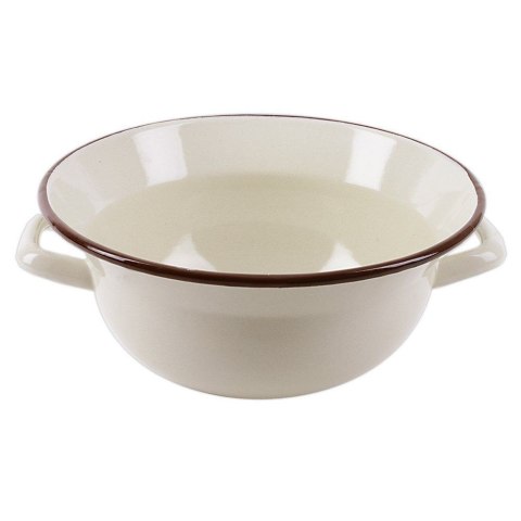 MISKA 2,5L EMALIOWANA VINTAGE BEŻOWA 26CM RETRO MISKA 2,5L EMALIOWANA VINTAGE BEŻOWA 26CM RETRO