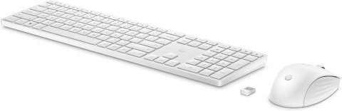 Zestaw klawiatura + mysz HP 650 Wireless Keyboard and Mouse Combo bezprzewodowe białe 4R016AA Zestaw klawiatura + mysz HP 650 Wireless Keyboard and Mouse Combo bezprzewodowe białe 4R016AA