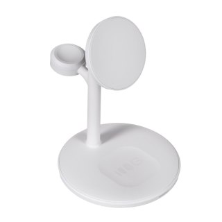 GREEN CELL ŁADOWARKA INDUKCYJNA - STOJAK GC MAGSCAPE 3W1 MAGSAFE MAGNETYCZNA BIAŁA