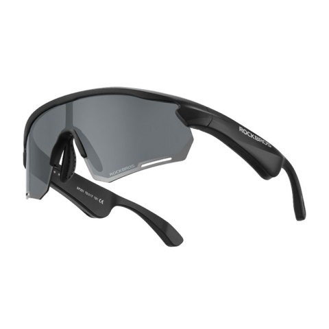 Okulary rowerowe Bluetooth z polaryzacją Rockbros SP251 (Ciemne) Okulary rowerowe Bluetooth z polaryzacją Rockbros SP251 (Ciemne)