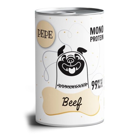 Paka Zwierzaka Pepe Beef 99% wołowina 400g Paka Zwierzaka Pepe Beef 99% wołowina 400g
