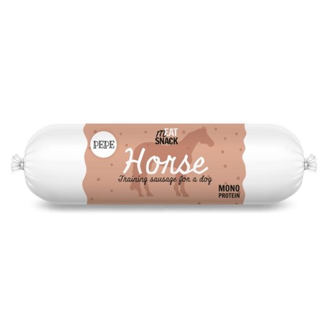 Paka Zwierzaka Pepe kiełbaski meat snack koń 200g Paka Zwierzaka Pepe kiełbaski meat snack koń 200g